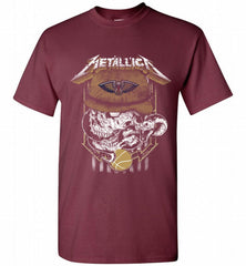 Metallica Skull Snake New Orleans Pelicans Shirt - zezetee Metallica Skull Snake New Orleans Pelicans Shirt - zezetee