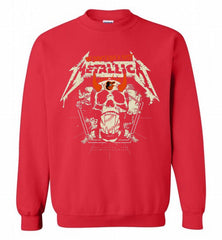 Metallica We Don't Give A Shit Baltimore Orioles Crewneck Sweatshirt - zezetee Metallica We Don't Give A Shit Baltimore Orioles Crewneck Sweatshirt - zezetee