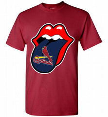 St Louis Cardinals  x The Rolling Stones Logo Shirt - zezetee St Louis Cardinals  x The Rolling Stones Logo Shirt - zezetee