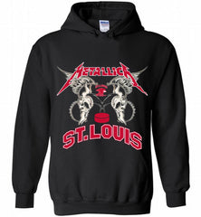 Metallica St Louis Eagles Logo Hoodie - zezetee Metallica St Louis Eagles Logo Hoodie - zezetee