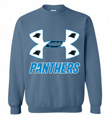 Under Armour Carolina Panthers Crewneck Sweatshirt - zezetee Under Armour Carolina Panthers Crewneck Sweatshirt - zezetee
