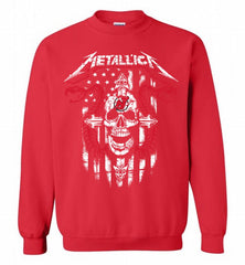 Metallica Snake Skull New Jersey Devils Logo Crewneck Sweatshirt - zezetee Metallica Snake Skull New Jersey Devils Logo Crewneck Sweatshirt - zezetee