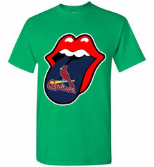St Louis Cardinals  x The Rolling Stones Logo Shirt - zezetee St Louis Cardinals  x The Rolling Stones Logo Shirt - zezetee