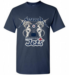 Metallica Winnipeg Jets Logo Shirt - zezetee Metallica Winnipeg Jets Logo Shirt - zezetee