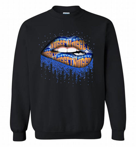 Lip Denver Nuggets Crewneck Sweatshirt - zezetee Lip Denver Nuggets Crewneck Sweatshirt - zezetee