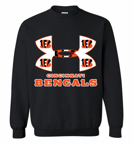 Under Armour Cincinnati Bengals Crewneck Sweatshirt - zezetee Under Armour Cincinnati Bengals Crewneck Sweatshirt - zezetee