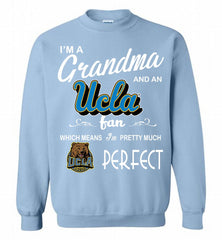 I'M A Grandma And A UCLA Bruins Fan Crewneck Sweatshirt - zezetee I'M A Grandma And A UCLA Bruins Fan Crewneck Sweatshirt - zezetee