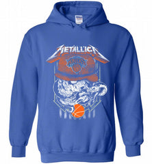 Metallica Skull Snake New York Knicks Hoodie - zezetee Metallica Skull Snake New York Knicks Hoodie - zezetee