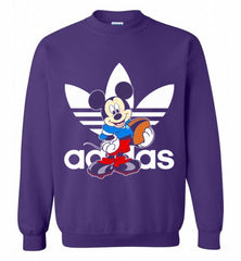 ADIDAS RUGBY MICKEY MOUSE DISNEY SPORTS Crewneck Sweatshirt - zezetee ADIDAS RUGBY MICKEY MOUSE DISNEY SPORTS Crewneck Sweatshirt - zezetee