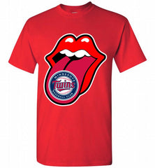Minnesota Twins  x The Rolling Stones Logo Shirt - zezetee Minnesota Twins  x The Rolling Stones Logo Shirt - zezetee