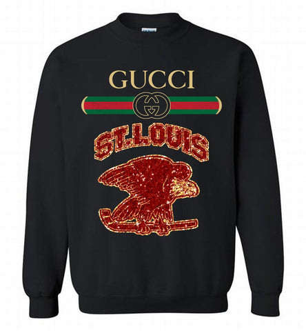Gucci St Louis Eagles Logo Crewneck Sweatshirt - zezetee Gucci St Louis Eagles Logo Crewneck Sweatshirt - zezetee
