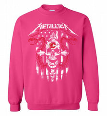 Metallica Snake Skull Calgary Flames Logo Crewneck Sweatshirt - zezetee Metallica Snake Skull Calgary Flames Logo Crewneck Sweatshirt - zezetee