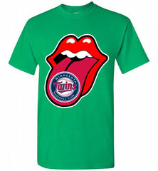 Minnesota Twins  x The Rolling Stones Logo Shirt - zezetee Minnesota Twins  x The Rolling Stones Logo Shirt - zezetee