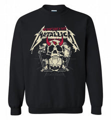 Metallica We Don't Give A Shit Arizona Cardinals Crewneck Sweatshirt - zezetee Metallica We Don't Give A Shit Arizona Cardinals Crewneck Sweatshirt - zezetee