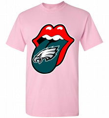 Philadelphia Eagles  x The Rolling Stones Logo Shirt - zezetee Philadelphia Eagles  x The Rolling Stones Logo Shirt - zezetee