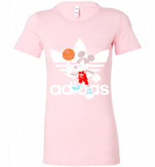 ADIDAS BASKETBALL MICKEY MOUSE DISNEY SPORTS Bella Ladies Tee - zezetee ADIDAS BASKETBALL MICKEY MOUSE DISNEY SPORTS Bella Ladies Tee - zezetee