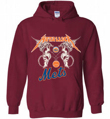 Metallica New York Mets Logo Hoodie - zezetee Metallica New York Mets Logo Hoodie - zezetee