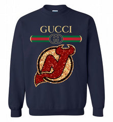 Gucci New Jersey Devils Logo Crewneck Sweatshirt - zezetee Gucci New Jersey Devils Logo Crewneck Sweatshirt - zezetee