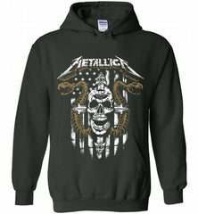 Metallica Snake Skull New Orleans Pelicans Logo Hoodie - zezetee Metallica Snake Skull New Orleans Pelicans Logo Hoodie - zezetee