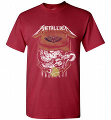 Metallica Skull Snake New Orleans Pelicans Shirt - zezetee Metallica Skull Snake New Orleans Pelicans Shirt - zezetee