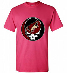 NHL TEAM ARIZONA COYOTES X GRATEFUL DEAD LOGO BAND Shirt - zezetee NHL TEAM ARIZONA COYOTES X GRATEFUL DEAD LOGO BAND Shirt - zezetee
