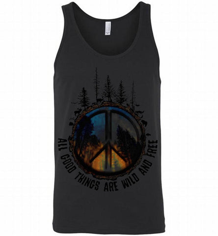 ALL GOOD THING ARE WILD AND FREE Tank - zezetee ALL GOOD THING ARE WILD AND FREE Tank - zezetee