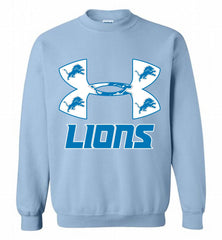 Under Armour Detroit Lions Crewneck Sweatshirt - zezetee Under Armour Detroit Lions Crewneck Sweatshirt - zezetee