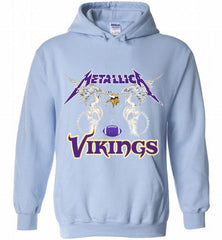 Metallica Minnesota Vikings Logo Hoodie - zezetee Metallica Minnesota Vikings Logo Hoodie - zezetee