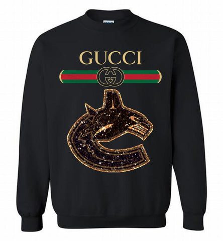 Gucci Vancouver Canucks Logo Crewneck Sweatshirt - zezetee Gucci Vancouver Canucks Logo Crewneck Sweatshirt - zezetee