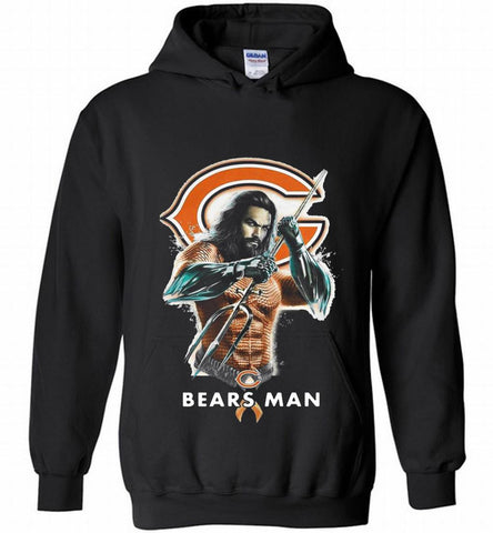 AQUAMAN CHICAGO BEARS MAN Hoodie - zezetee AQUAMAN CHICAGO BEARS MAN Hoodie - zezetee