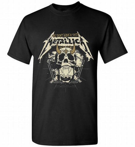 Metallica We Don't Give A Shit New Orleans Saints Shirt - zezetee Metallica We Don't Give A Shit New Orleans Saints Shirt - zezetee
