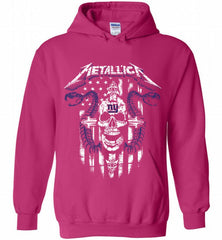 Metallica Snake Skull New York Giants Logo Hoodie - zezetee Metallica Snake Skull New York Giants Logo Hoodie - zezetee