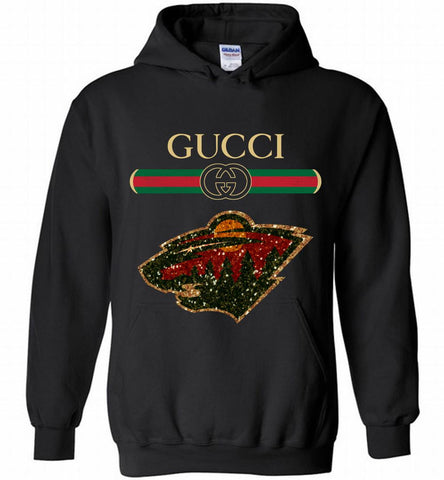 Gucci Minnesota Wild Logo Hoodie - zezetee Gucci Minnesota Wild Logo Hoodie - zezetee