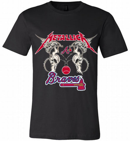 Metallica Atlanta Braves Logo Canvas USA - zezetee Metallica Atlanta Braves Logo Canvas USA - zezetee