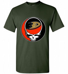 NHL TEAM ANAHEIM DUCKS X GRATEFUL DEAD LOGO BAND Shirt - zezetee NHL TEAM ANAHEIM DUCKS X GRATEFUL DEAD LOGO BAND Shirt - zezetee