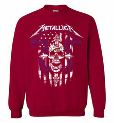 Metallica Snake Skull Minnesota Vikings Logo Crewneck Sweatshirt - zezetee Metallica Snake Skull Minnesota Vikings Logo Crewneck Sweatshirt - zezetee