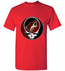 NHL TEAM ARIZONA COYOTES X GRATEFUL DEAD LOGO BAND Shirt - zezetee NHL TEAM ARIZONA COYOTES X GRATEFUL DEAD LOGO BAND Shirt - zezetee