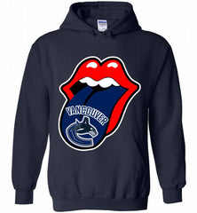 Vancouver Canucks  x The Rolling Stones Logo Hoodie - zezetee Vancouver Canucks  x The Rolling Stones Logo Hoodie - zezetee