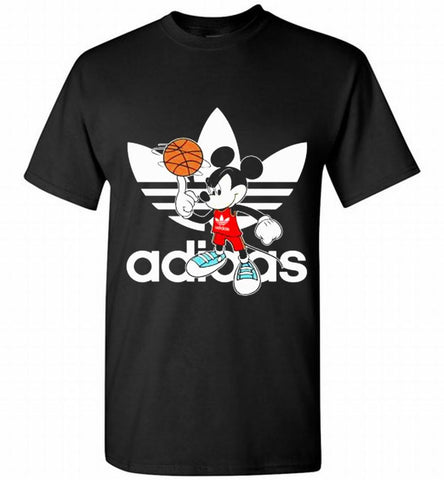 ADIDAS BASKETBALL MICKEY MOUSE DISNEY SPORTS Shirt - zezetee ADIDAS BASKETBALL MICKEY MOUSE DISNEY SPORTS Shirt - zezetee