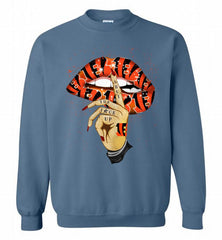 NFL Cincinnati Bengals Lip Shut The Fuck Up Crewneck Sweatshirt - zezetee NFL Cincinnati Bengals Lip Shut The Fuck Up Crewneck Sweatshirt - zezetee