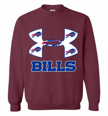Under Armour Buffalo Bills Crewneck Sweatshirt - zezetee Under Armour Buffalo Bills Crewneck Sweatshirt - zezetee