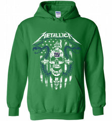 Metallica Snake Skull New York Giants Logo Hoodie - zezetee Metallica Snake Skull New York Giants Logo Hoodie - zezetee