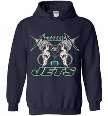 Metallica New York Jets Logo Hoodie - zezetee Metallica New York Jets Logo Hoodie - zezetee