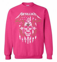 Metallica Snake Skull New Orleans Saints Logo Crewneck Sweatshirt - zezetee Metallica Snake Skull New Orleans Saints Logo Crewneck Sweatshirt - zezetee