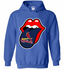 St Louis Cardinals  x The Rolling Stones Logo Hoodie - zezetee St Louis Cardinals  x The Rolling Stones Logo Hoodie - zezetee