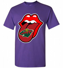 Minnesota Wild x The Rolling Stones Logo Shirt - zezetee Minnesota Wild x The Rolling Stones Logo Shirt - zezetee