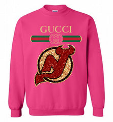 Gucci New Jersey Devils Logo Crewneck Sweatshirt - zezetee Gucci New Jersey Devils Logo Crewneck Sweatshirt - zezetee