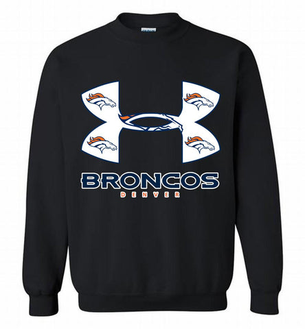 Under Armour Denver Broncos Crewneck Sweatshirt - zezetee Under Armour Denver Broncos Crewneck Sweatshirt - zezetee