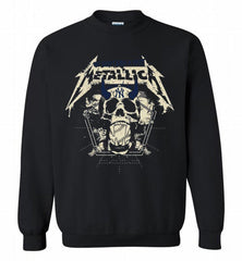Metallica We Don't Give A Shit New York Yankees Crewneck Sweatshirt - zezetee Metallica We Don't Give A Shit New York Yankees Crewneck Sweatshirt - zezetee