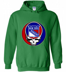 NHL TEAM NEW YORK RANGERS X GRATEFUL DEAD LOGO BAND Hoodie - zezetee NHL TEAM NEW YORK RANGERS X GRATEFUL DEAD LOGO BAND Hoodie - zezetee
